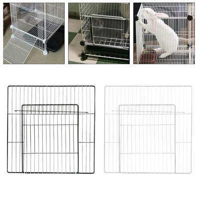 Porta de Cercado para Animais de Estimação, Painel DIY para Gaiola de Arame de Metal Painel Expansível Grade Densa Branca para Casa Interior Animal de Estimação Coelho Filhote Animais Pequenos Quintal