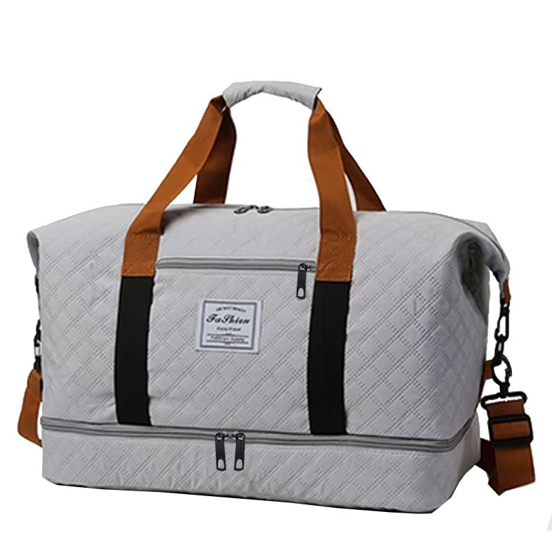 Quilted Travel Duffle Bag Casual Single Shoulder Bag for Vacation Trip Gym Daily Luggage Festival Gifts