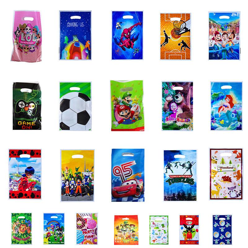 Cartoon Theme Gift Bag Decorative Supplies Birthday Party Supplies Disposable Tableware Party Decorative Gift Bag