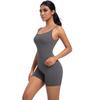 New Spring And Summer Nude Yoga Camisole Jumpsuit For Women's High-intensity Dance Fitness Sports Jumpsuit