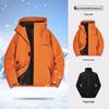 Men's & Women's 3-in-1 Detachable Hooded Jacket - Windproof, Waterproof, for Spring/Autumn Hiking & Mountaineering
