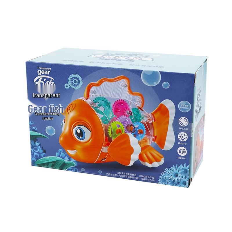 Children s Electric Luminous Clownfish Toy with Lights & Music