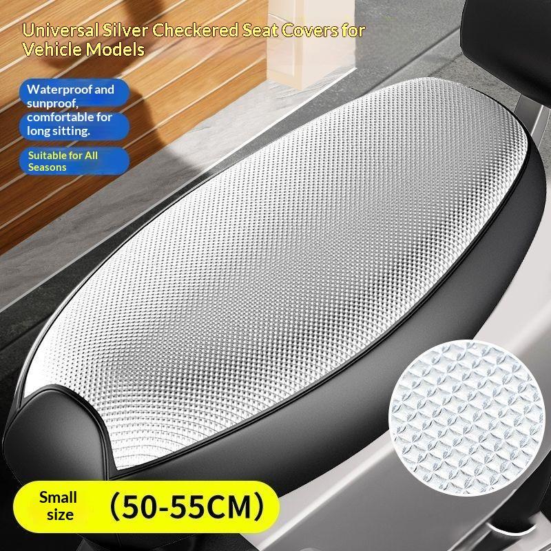 Electric Scooter Seat Cover Waterproof Sunproof Wear Resistant Leather All Season Riding Use