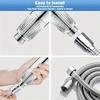 Water Saving Shower Head 2 Mode Adjustable Pressure Shower One-key Stop Water Shower Bathroom Accessories