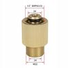 Rosfix Adaptor M22-G1/2 BSP – Reducție Alamă | Filet M22 x G1/2" BSPP | Pin 14 mm | Pentru Aparate de Curățat Karcher, Nilfisk