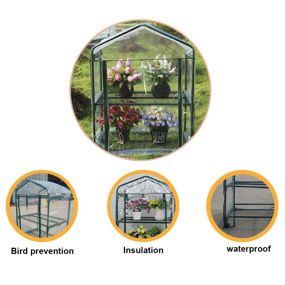 

Greenhouse Cover Transparent Frost Proof Heat Insulating PVC Plant Gardening Greenhouse Cover Type 1