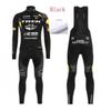 Thermal Long Sleeve Cycling Jersey Bib Tights Set Road Bike Riding Winter Warm Fleece-Lined Performance Gear