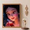 Diamond Art Painting Kit – Snow White's Enchanted Apple Sparkling Craft, Home Wall Decor, Handmade Gift