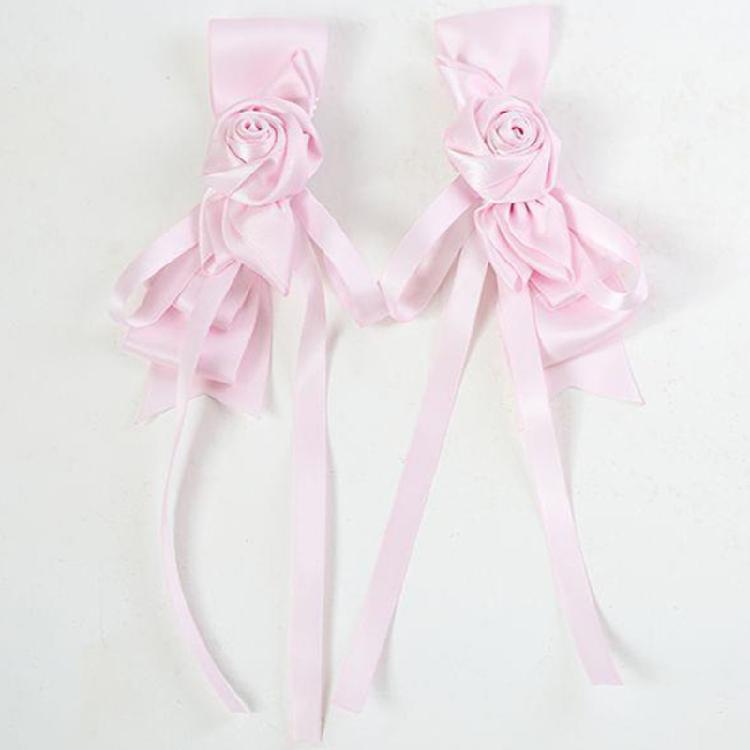 1pair Bowknot Shape Duckbill Hairpin Y2k Hair Clip Elegant Hairpin for Girls