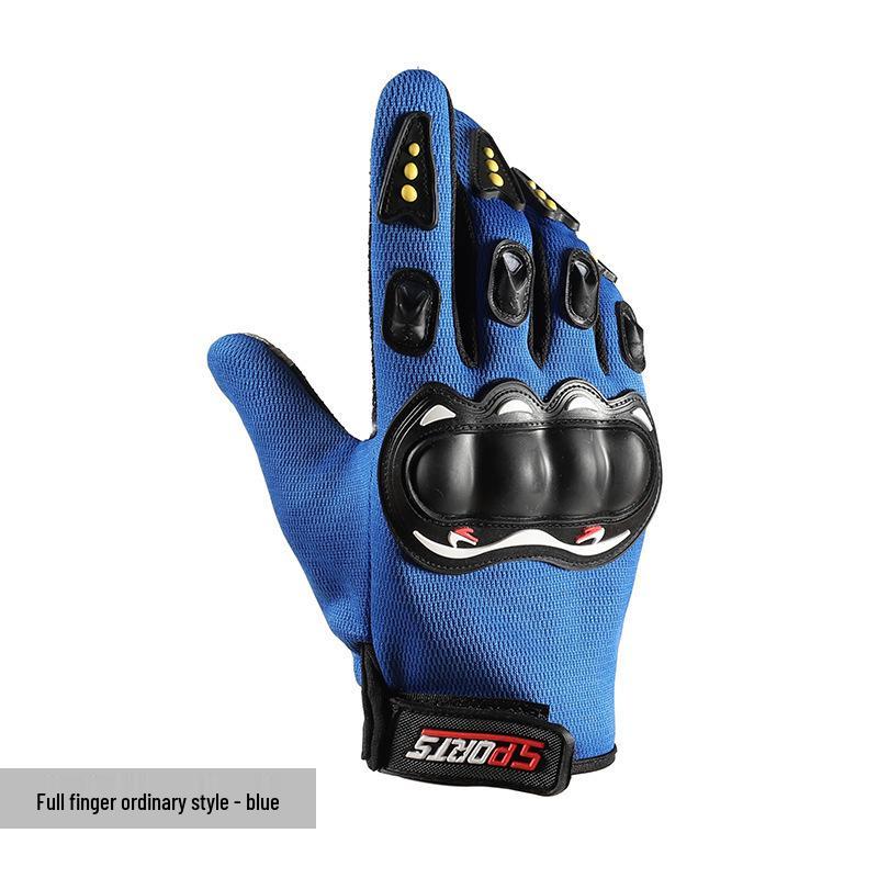 Unisex Four-Season Motorcycle Half-Finger Tactical Gloves - Off-Road, Anti-Slip, Hard Shell Protection