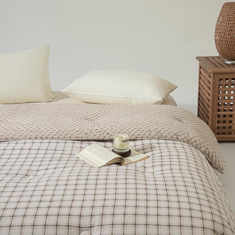 Muji Linen Bean Velvet Warm Quilt