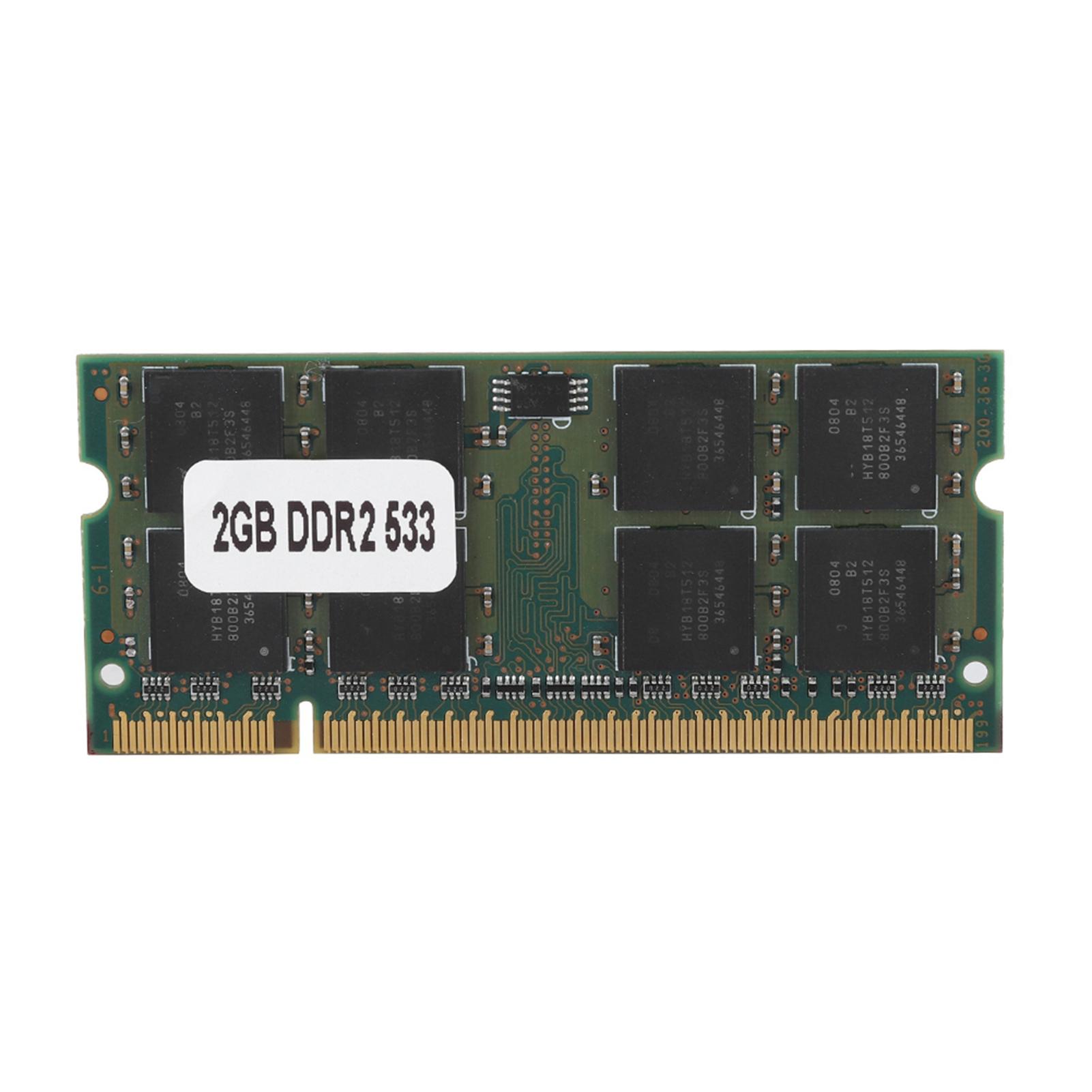 

2 ГБ DDR2 533 МГц 200 контактів для материнської плати ноутбука Виділена пам ять RAM Повністю сумісна чорний
