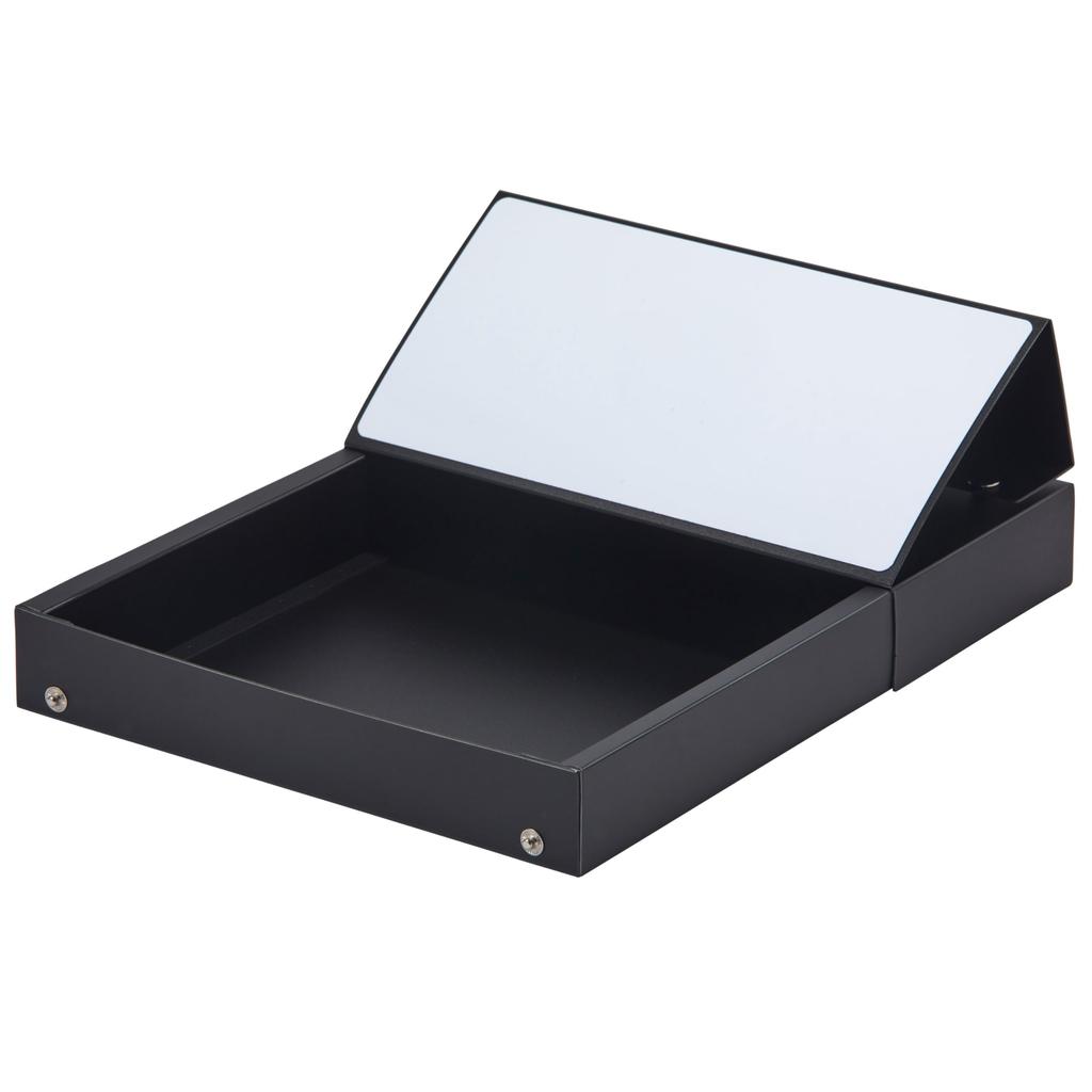 Raymay Fujii Desk Tray, Desktop Storage, Memory Tray, Large Size, Black VPP1291B