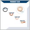 Fuel Injector/O-Ring Kit for Dodge 5.9L 12 Valve 4bt 6bt 5.9L Diesel Engines 1991.5-1998.5 / Fuel Injector Seal Ring Kit Durable/Rubber / 1 Set/Black
