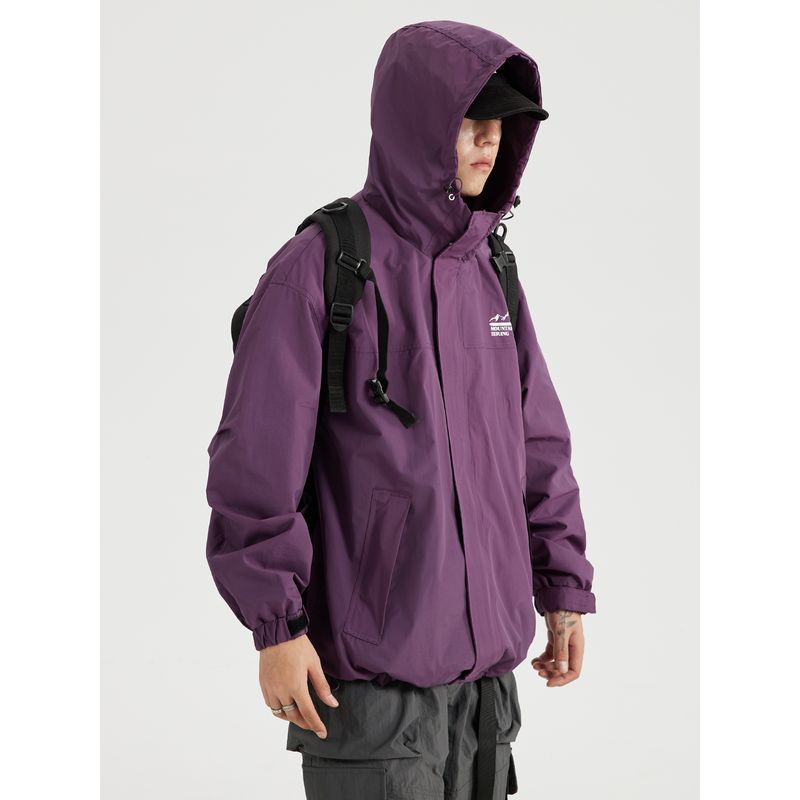 Men's Outdoor Three-In-One Jacket, Men's Autumn New American Style Trendy Casual Workwear Jacket