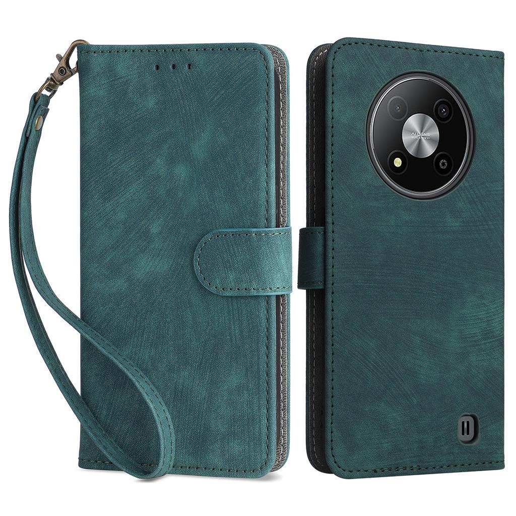 Für ZTE Blade A73 Pro 5G/A73 5G/Optus X Pro 5G Hülle RFID-Blockierung Kartenfächer Handyhülle mit Handschlaufe