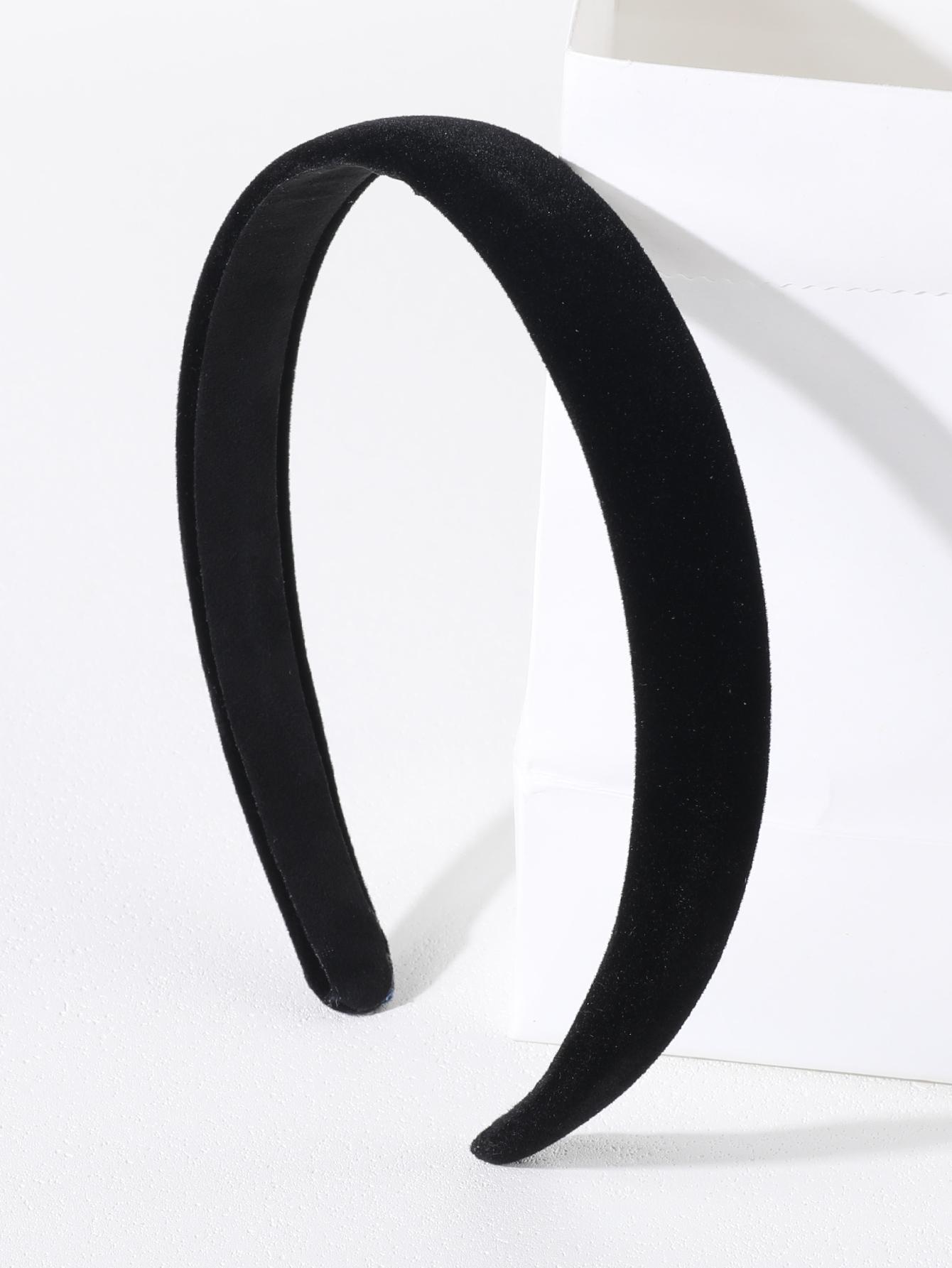 

1/3 шт. Черная бархатная повязка на голову для женщин Простые элегантные резинки для волос 1,5/2/3 см Винтажная модная заколка для волос Аксессуары для волос для девочки Подарок