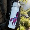1PC Purple Unicorn Horse Fantasy Print 750ml Color Plastic Sports Water Bottle Leakproof Flip Straw Lid Suitable for Sports Office Home Use