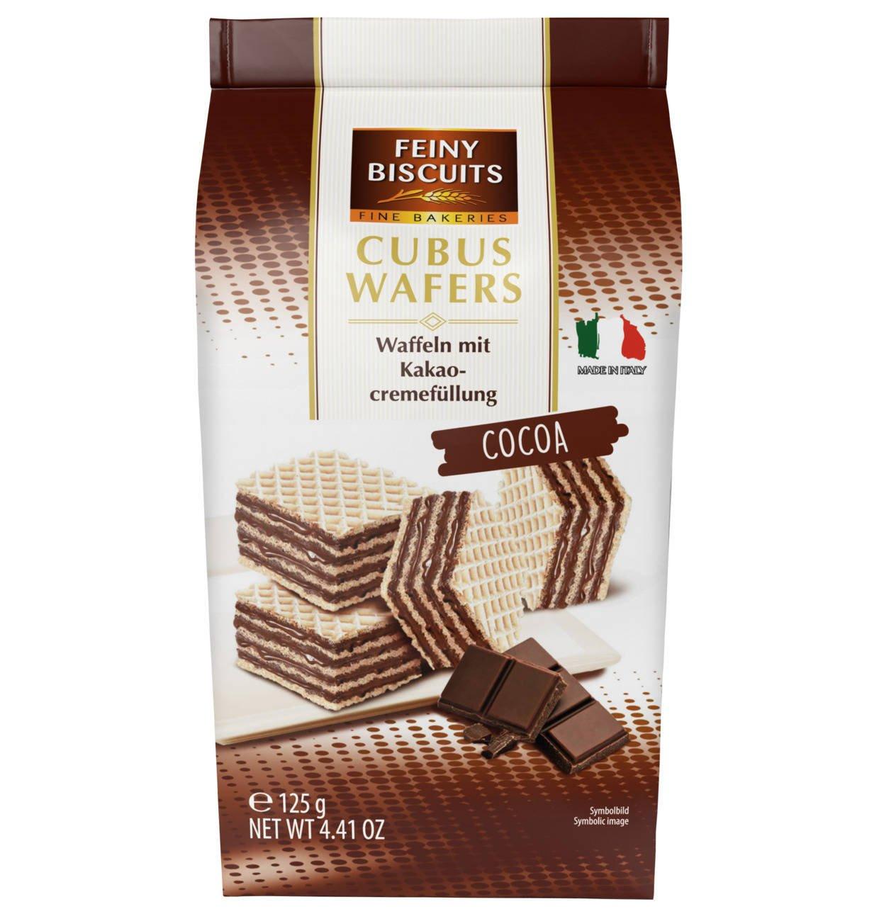 Feiny Biscuits Cubus Waffeln mit Kakaocreme 125 g