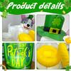 St. Patrick's Day Inflatable Bulldog with LED Lights St. Patrick's Day Inflatable Decorations