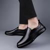 Fashion Handmade Men's Business Shoes High Quality Mens All-match Loafers Genuine Leather Mens Slip on Walking Shoes Stylish Male Flats