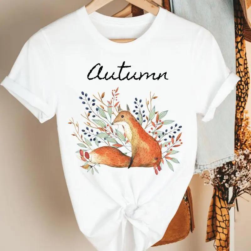 Fashion Womens Pumpkin Spice Coffee Thanksgiving Halloween Casual Crew Neck Short Sleeve Tshirt Women T Shirt