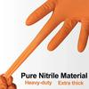 10pcs Heavy Duty Nitrile Gloves with Diamond Textured Safety Gloves  Industrial Use