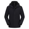 Unisex 3-in-1 Windproof Waterproof Breathable Detachable Outdoor Sports Jacket