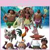 High Quality Pvc Moana Princess Figurine Set For Home Decor And Baking Enthusiasts