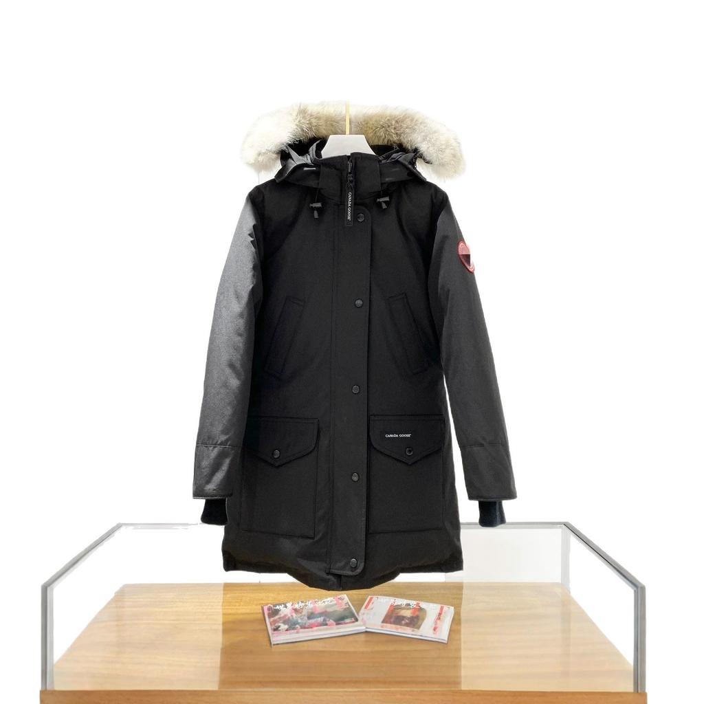 Big Goose Macmillan Winter Hooded Fur Collar Medium and Long Down Jacket Women's Parker Coat Warm Jacket