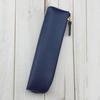 Pu Leather Pen Holder Brass Snap Closure Fine Stitching Office School Use Gifts For Writers Students