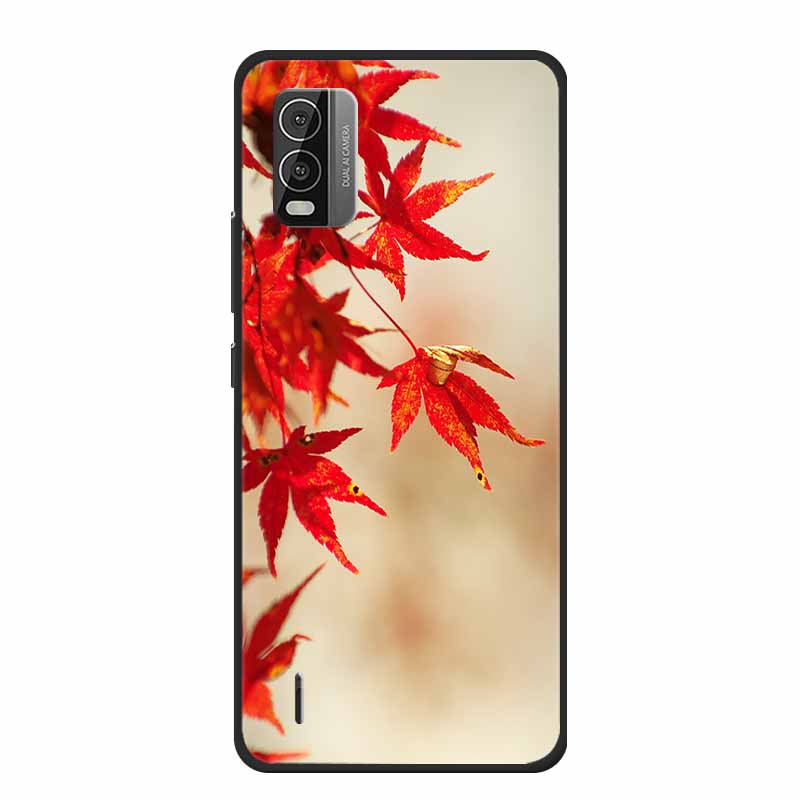 For Nokia C110 C210 C300 Case Soft black Silicone Bumper TPU Phone Wolf Cat Flower CaseS For C110 210 300 Shock proof Bumper TPU