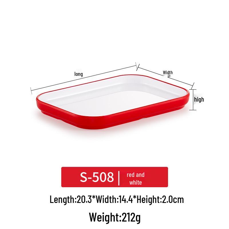 Melamine Rectangular Plastic Tray for Hot Pot & Sushi