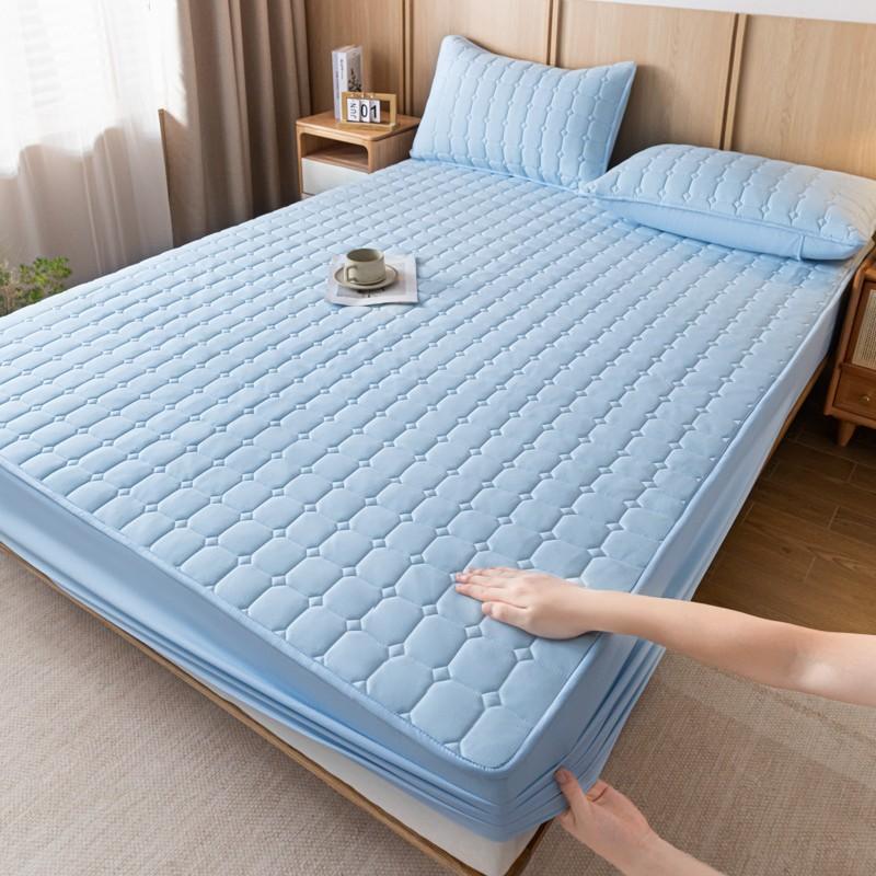 Customized Padded Mattress Three-piece Set Factory OEM Bed Cover All-inclusive Thickened Mattress Protective Cover