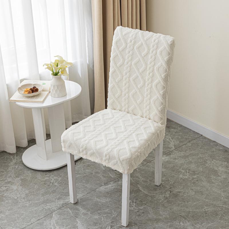 

Чехол на стул на осень и зиму, универсальный чехол на обеденный стул, универсальный эластичный чехол на сиденье, утолщенный чехол на обеденный стол, стул, домашний табурет 42*38*38cm