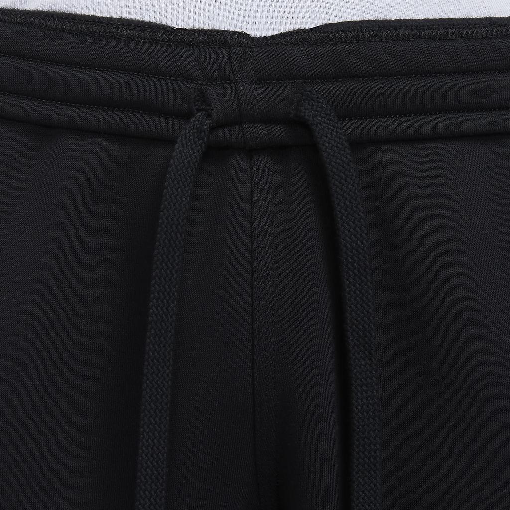 Nike Logo Print Warm Jacket Embroidered Solid Color Fleece Long Pants Casual Sports Suit Men Suit Black 623451-010+716831-010