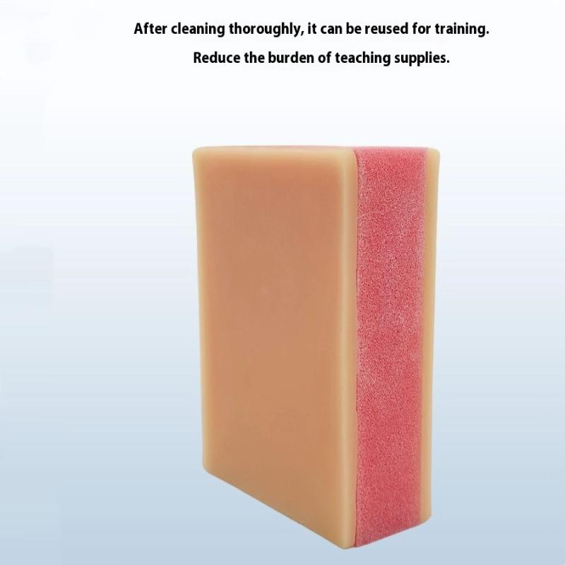 Enjeksiyon Eğitim Pedi Cerrahi Dikiş Cerrahi Delme Eğitimi Silikon Cilt Modeli Cerrahi Simülasyon İçin Enjeksiyon Pratiği