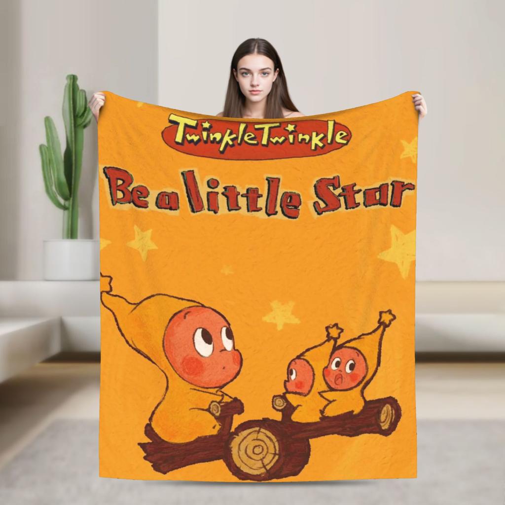 Twinkles Cartoon Twinkles Blankets Quality Super Warm Throw Blanket Autumn Airplane Travel Living Room Fluffy Bedspread