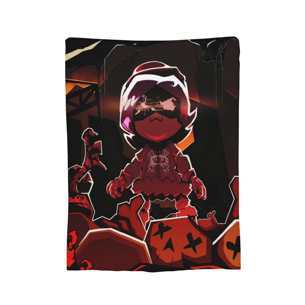 Murder Drones N and Uzi Flannel Throw Blanket  Blanket for Bedding Car Lightweight Plush Thin Quilt,