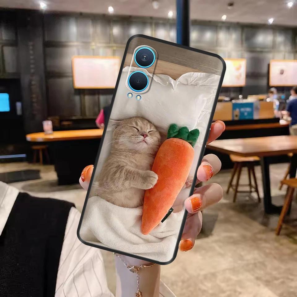 For Oneplus Nord Ce4 Lite 5G Phone Case Lovely Cat Bumper Cover For Oneplus Nord Ce 4 Lite Soft Silicone Anti Drop Back Covers
