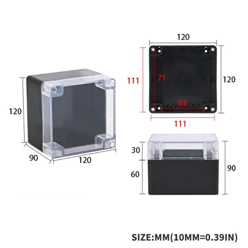 Dustproof Electrical Project Box Waterproof Electrical Enclosure Outdoor Waterproof Junction Box for Monitoring Systems