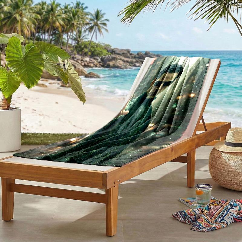 Matrix Fashion Beach Towel: Ideal for Summer Adventures Soft, absorbent and quick drying suitable for swimming and bathing