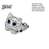 Office To Evening Ring Finger Adjustable Fit Hand-Engraved Kitten Silhouette