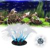 Artificial Sunflower Coral Silicone Simulation Water Plant Aquarium Fish Tank DecorationBlue