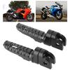 Pair of Front Foot Pegs Pedals Motorcycle Modification Fit for Honda CB125R CB300R CB1300SF CB600FBlack