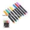 Colored Liquid Chalk Marker Set - 12 Erasable Water-Based Pens for Kids' Drawing & Doodling on Blackboard or LED Light Boards