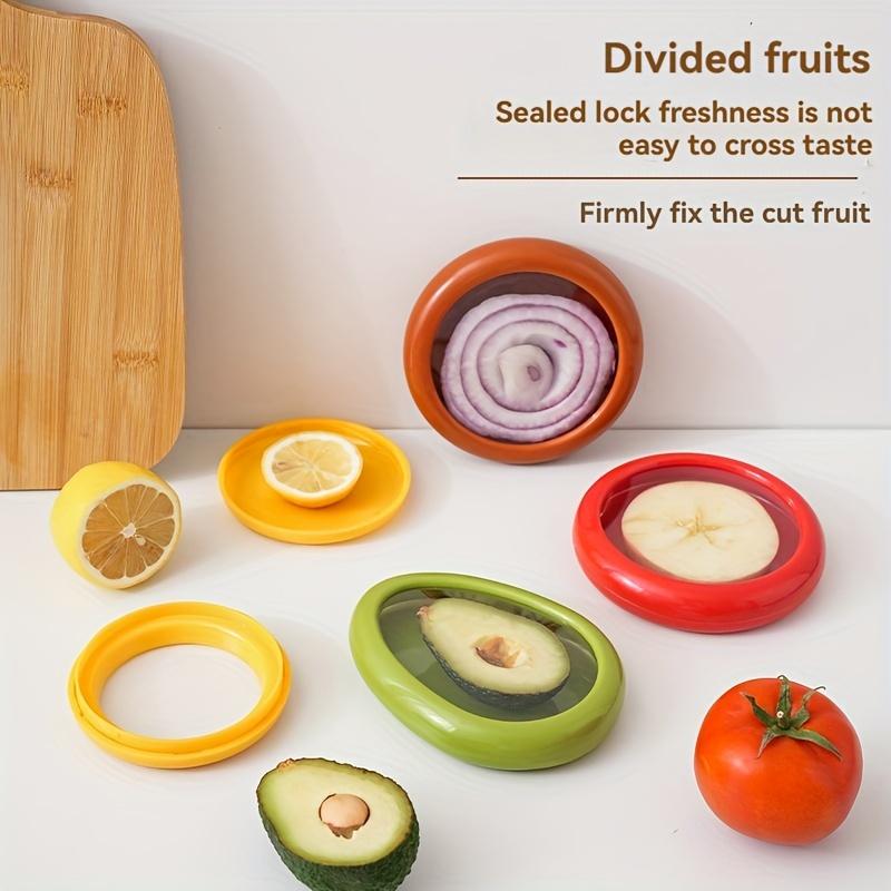 1/4Pcs Transparent Fruit and Vegetable Preservation Box Set,Frozen Storage Sealed Box,Storage Container,hand Washable Reusable