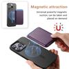 MagSafe Leder Kartenhalter für iPhone 12-17 Serie - Ausziehbarer Kartenhalter, Handy-Rückenbefestigung