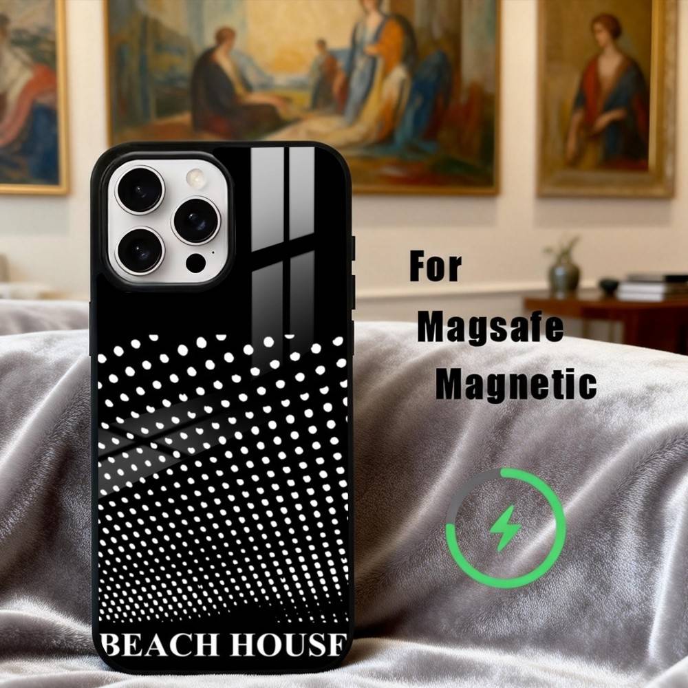 Rock B-Beach H-House Band Phone Case For iPhone 17,16,15,14,13,12,Plus,Pro,Max for Magsafe Magnetic Wireless Charging