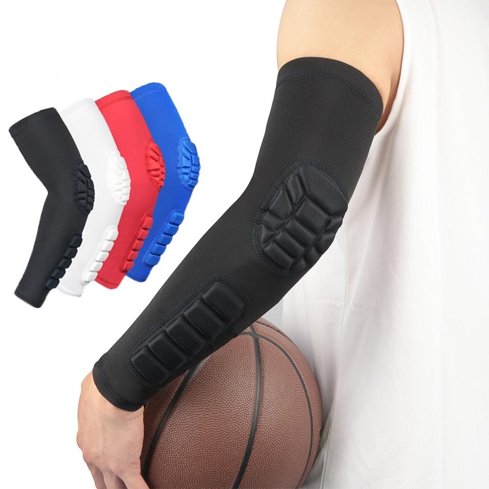 1Pcs Sports Basketball Arm Sleeve UV Protection Arm Warmers Cycling Crashworthiness Outdoor Sleeves Professional Bike